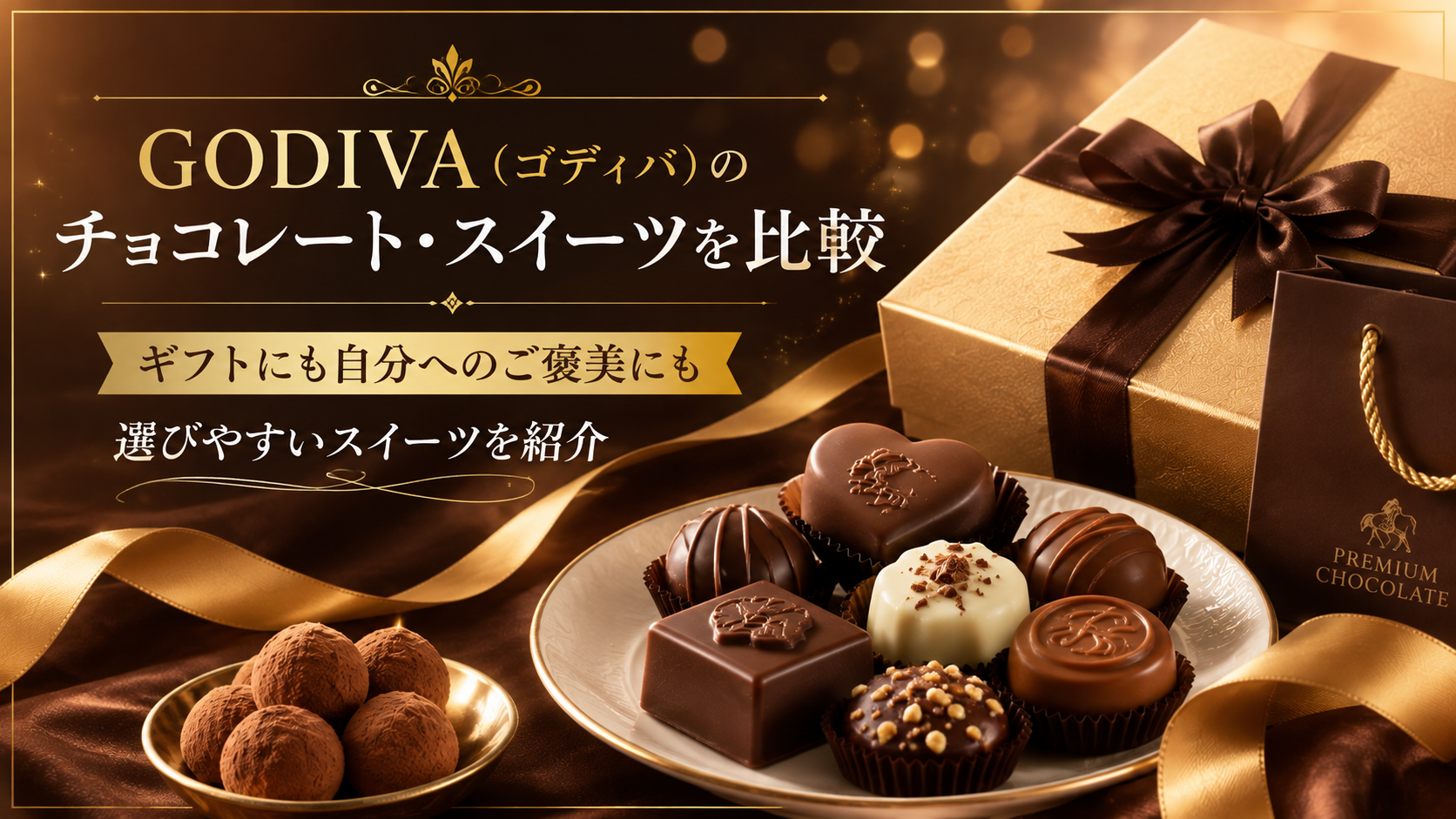 GODIVA（ゴディバ）のチョコレート・スイーツを比較｜ギフト向け商品の特徴や選び方を解説